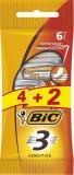 BIC ΞΥΡΑΦΑΚΙΑ 3ΛΕΠΙΔΩΝ 4+2ΤΜΧ ΔΩΡΟ SENSITIVE
