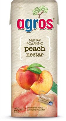 AGROS ΧΥΜΟΣ 250ML ΝΕΚΤΑΡ ΡΟΔΑΚΙΝΟ
