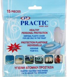 PRACTIC ΠΛΑΣΤΙΚΟ ΚΑΛΥΜΜΑ WC ΜΙΑΣ ΧΡΗΣΗΣ 15ΤΜΧ