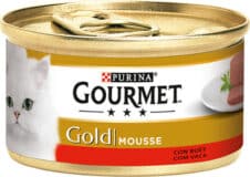 GOURMET ΚΟΝΣΕΡΒΑ ΓΑΤΑΣ 85ΓΡ GOLD ΜΟΥΣ ΒΟΔΙΝΟ