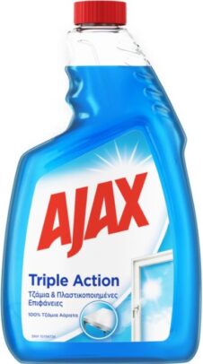 AJAX ΥΓΡΟ ΤΖΑΜΙΩΝ 750ML TRIPLE ACTION ΑΝΤΑΛΛΑΚΤΙΚΟ