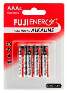 FUJIENERGY ΜΠΑΤΑΡΙΕΣ ΑΛΚΑΛΙΚΕΣ AAA 4 ΤΜΧ