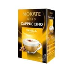 MOKATE ΚΑΠΟΥΤΣΙΝΟ ΚΑΦΕΣ 100ΓΡ(12,5ΓΡx8) GOLD ΒΑΝΙΛΙΑ