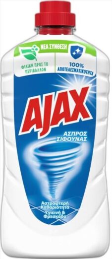 AJAX ΥΓΡΟ ΠΑΤΩΜΑΤΟΣ 1L ΑΣΠΡΟΣ ΣΙΦΟΥΝΑΣ