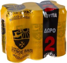 ΒΑΠ ΖΥΘΟΣ ΜΠΥΡΑ KOYTI (500ML Χ 4+2ΔΩΡΟ) Χ 4