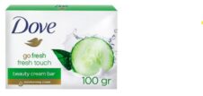 DOVE ΣΑΠΟΥΝΙ 90ΓΡ REFRESHING ΑΓΓΟΥΡΙ & ΠΡΑΣΙΝΟ ΤΣΑΙ