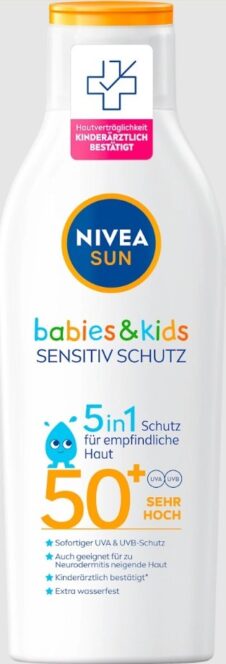 NIVEA ΑΝΤΗΛΙΑΚΟ ΓΑΛΑΚΤΩΜΑ 200ML BABIES & KIDS PROTECT & MOISTURE SPF50+