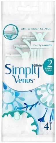 GILLETTE ΞΥΡΑΦΑΚΙA SIMPLY VENUS 4ΤΕΜ
