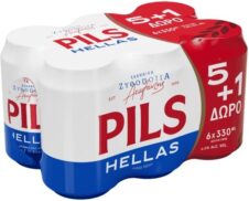 PILS ΜΠΥΡΑ KOYTI (5+1ΔΩΡΟ)X330MLΧ4