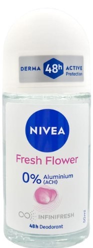 NIVEA ROLL ON 50ML FRESH FLOWER