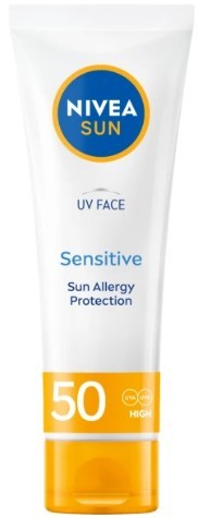NIVEA ΑΝΤΗΛΙΑΚΗ ΚΡΕΜΑ ΠΡΟΣΩΠΟΥ SENSITIVE 50ML SPF50