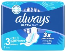 ALWAYS ΣΕΡΒΙΕΤΕΣ 7ΤΕΜ SUPER EXTRA ΝΟ3 ΜΕ ΦΤΕΡΑ