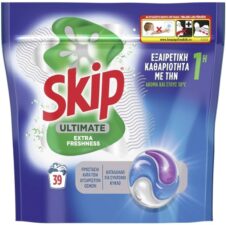 SKIP ΚΑΨΟΥΛΕΣ 39ΤΜΧ 822,9ΓΡ ULTIMATE EXTRA FRESHNESS